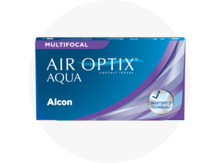 AIR OPTIX plus HydraGlyde Multifocal contact lens pack