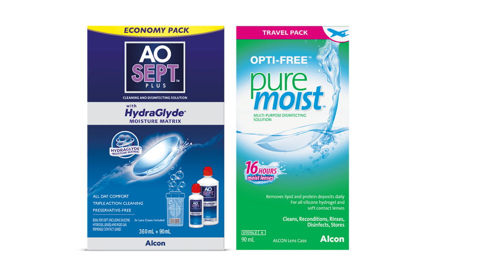 Contact lens solutions