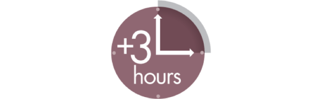 additional 3 hours