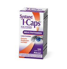 Systane Icaps Eye Vitamin MV Multivitamin Formula coated tablets box