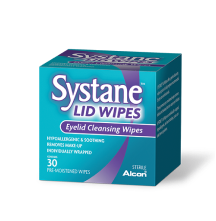 Systane Eye Lid Wipes box
