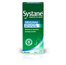 Systane Lubricant Eye Drops Original box