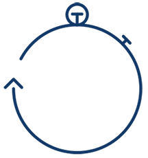 Man in Stopwatch Icon