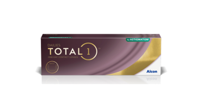DAILIES TOTAL1®  for ASTIGMATISM daily contact lenses