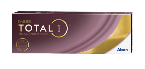 product box for Dailies Total1 daily contact lenses by Alcon