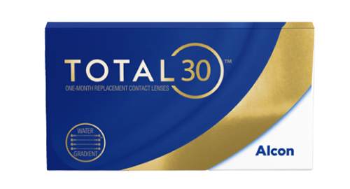 product box for Total30 monthly contact lenses by Alcon