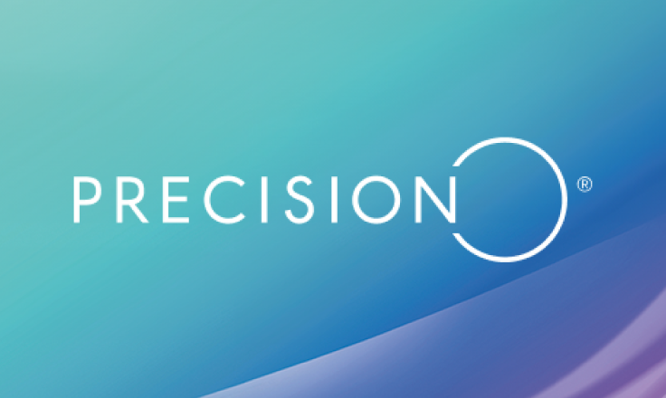Official logo for Precision1 daily contact lenses by Alcon
