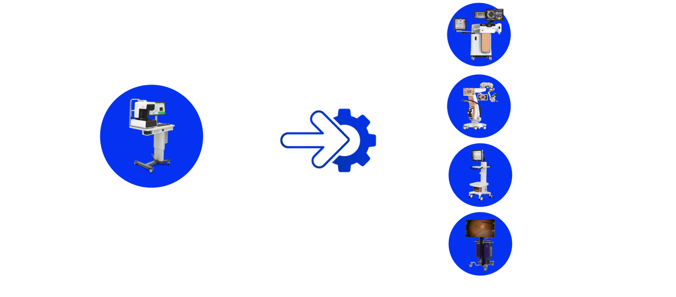 Experience complete integration for intelligent planning: ARGOS® in Clinic, Digital Marker LenSx, Digital Marker Microscope, ORA® with AnalyzOR, NGENUITY®