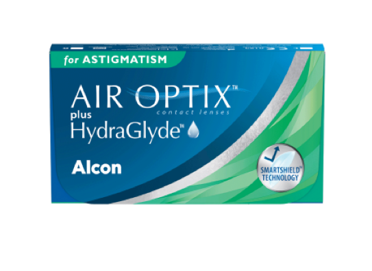 AIR OPTIX PLUS HYDRAGLYDE FOR ASTIGMATISM packshot