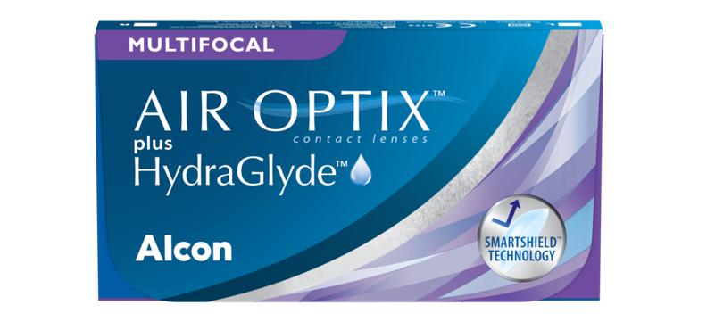 AIR OPTIX plus HydraGlyde Multifocal packshot