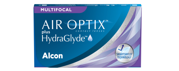AIR OPTIX plus HydraGlyde Multifocal packshot