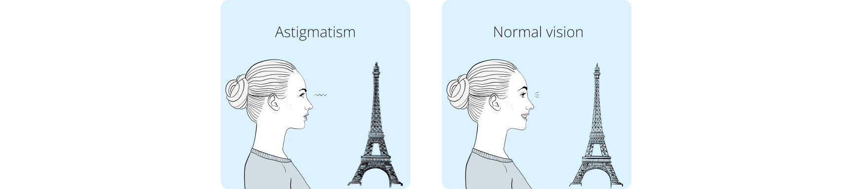 Graphic of a woman and the tower