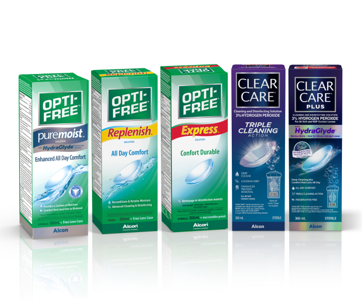 Contact lens solutions