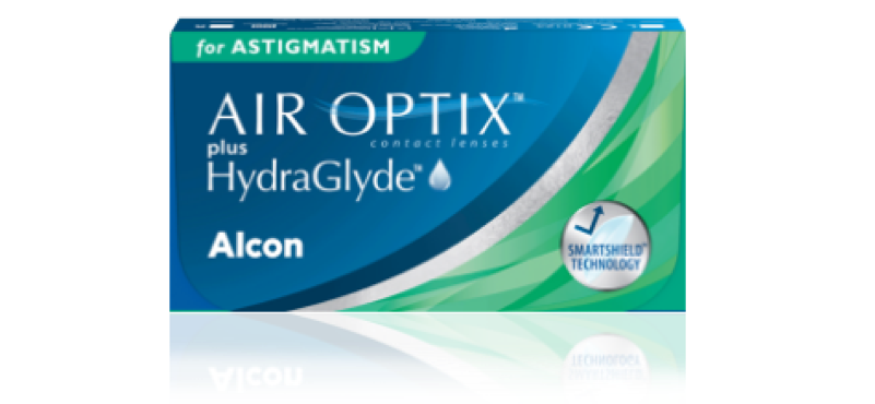 AIR OPTIX PLUS HYDRAGLYDE FOR ASTIGMATISM packshot