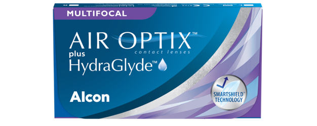 AIR OPTIX PLUS HYDRAGLYDE MULTIFOCAL packshot