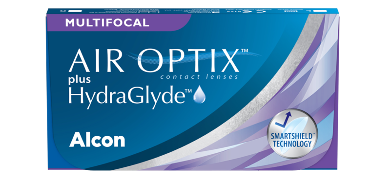 AIR OPTIX PLUS HYDRAGLYDE MULTIFOCAL packshot