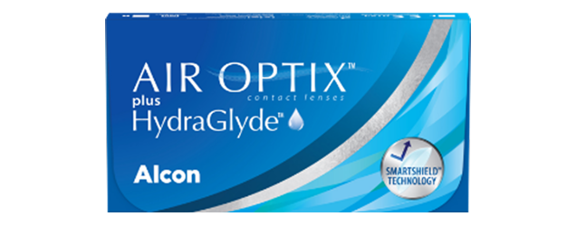 AIR OPTIX PLUS HYDRAGLYDE packshot