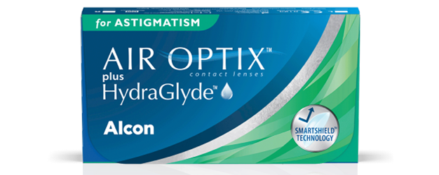 AIR OPTIX PLUS HYDRAGLYDE FOR ASTIGMATISM packshot