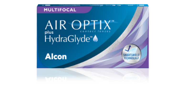 AIR OPTIX plus HydraGlyde Multifocal packshot