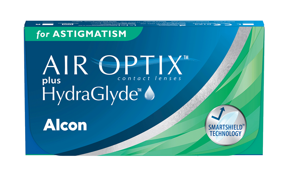 AIR OPTIX plus HydraGlyde for Astigmatism packshot