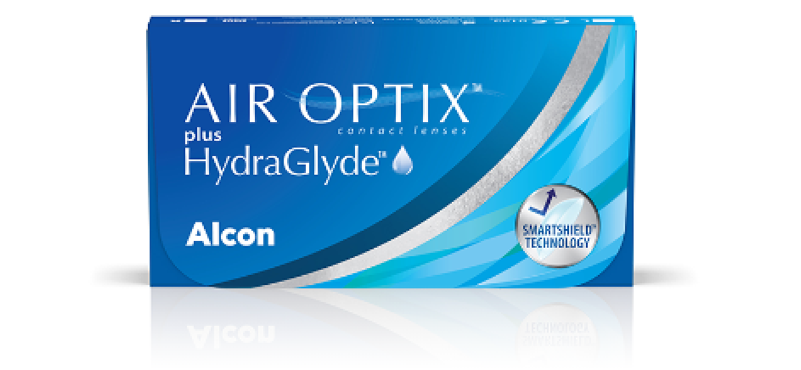 AIR OPTIX plus HydraGlyde packshot