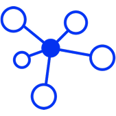 Blue circles icon