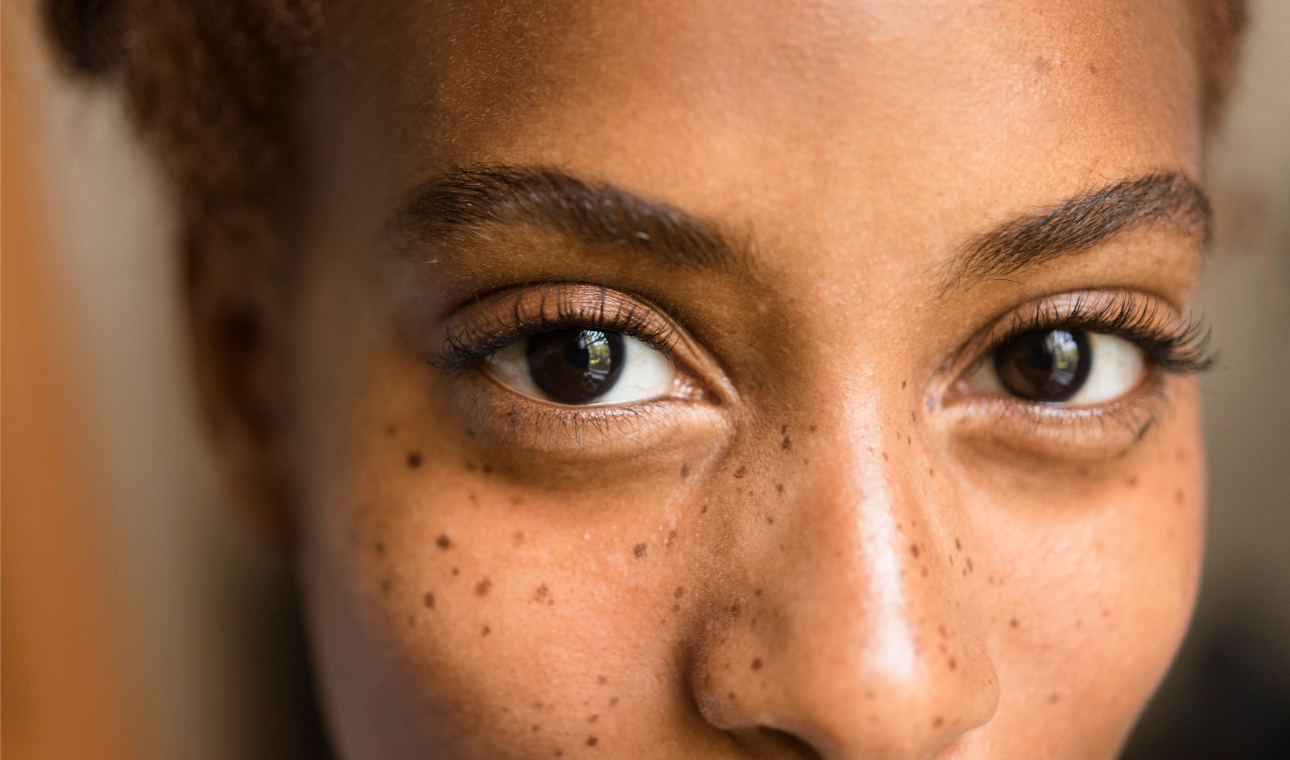 Close-up of a woman's face