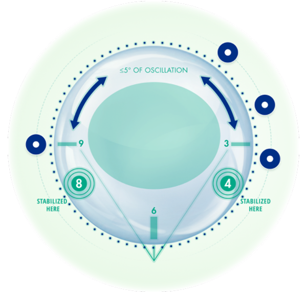 Contact lens with description