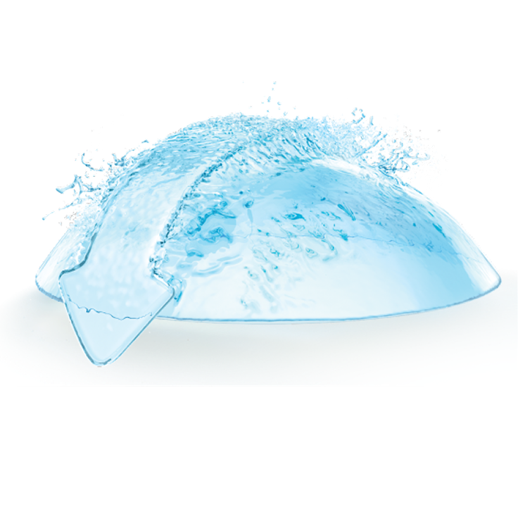 Image of contact lens SmartShield Technology
