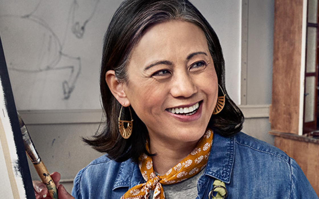 Smiling older woman
