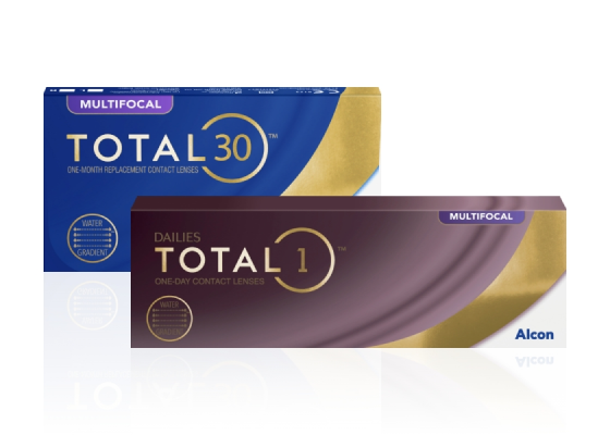 DAILIES TOTAL1 Multifocal and TOTAL30 Multifocal packshot
