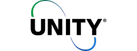 Logo officiel de UNITY par Alcon