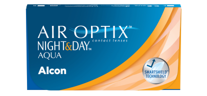 AIR OPTIX® NIGHT & DAY® AQUA monthly contact lenses