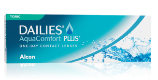 DAILIES™  AQUACOMFORT PLUS™  toric contact lenses for astigmatism