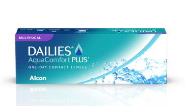 DAILIES®  AQUACOMFORT PLUS® MULTIFOCAL contact lenses