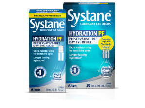 Systane Hydration Preservative-Free vial and multi-dose bottle boxes