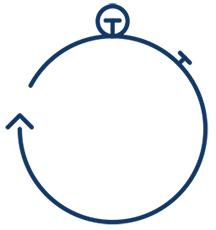 Man in Stopwatch Icon