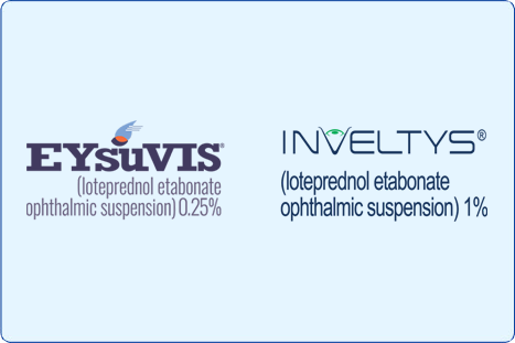 Various Alcon Brand Logos, EYsuVIS and INVELTYS