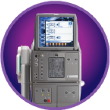 Sharkskin Circle with Black Background