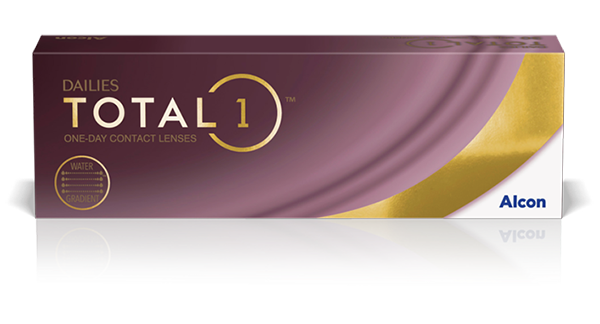 product box for Dailies Total1 One Day Contact Lenses by Alcon