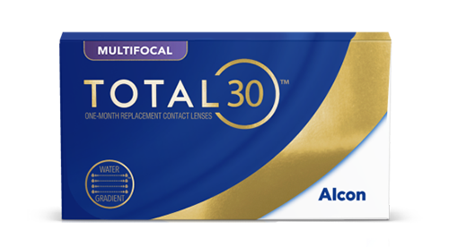 product box for Total30 Multifocal One Month Replacement Contact Lenses by Alcon
