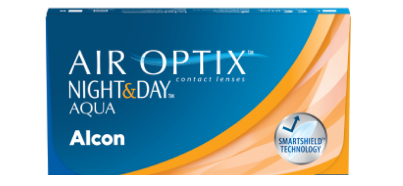 AIR OPTIX PLUS HYDRAGLYDE NIGHT & DAY AQUA packshot