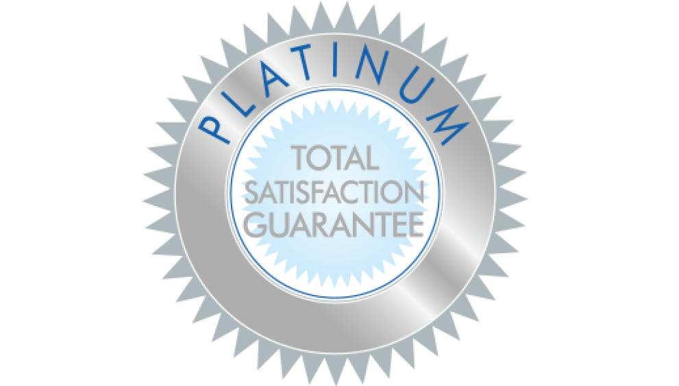 Platinum Total Satisfaction Guarantee image