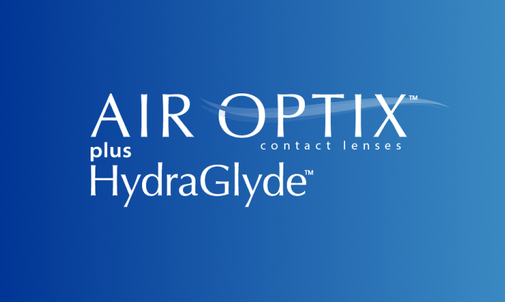 AIR OPTIX plus HydraGlyde Logo
