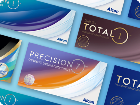 Alcon product family boxs
