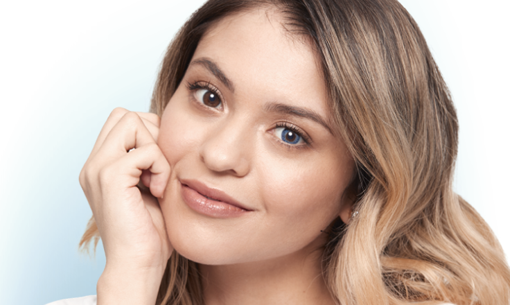 Close-up of a woman's face