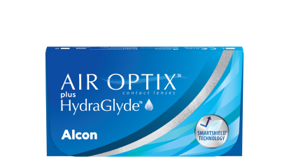 AIR OPTIX plus HydraGlyde contact lens pack